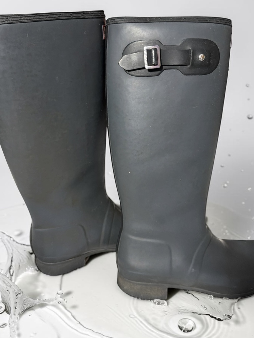 Hunter Women's Original Tour Foldable Tall Rain Boots (WFT1026RMA) - Size 11 - Picture 6 of 11